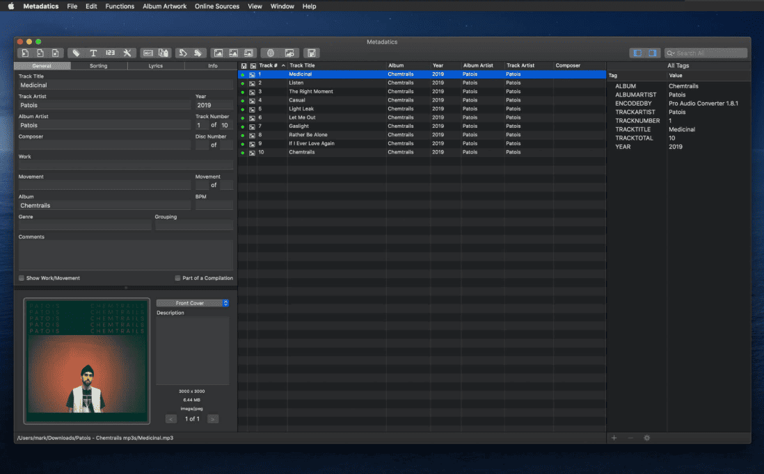 Metadatics v1.6.13 macOS