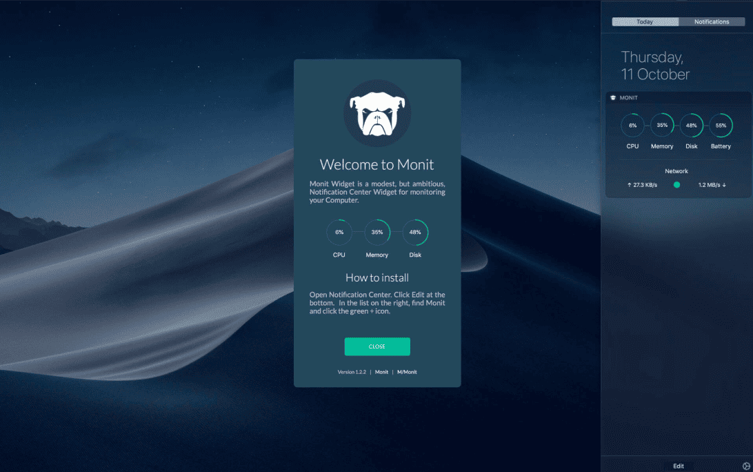 Monit v2.2.2 macOS