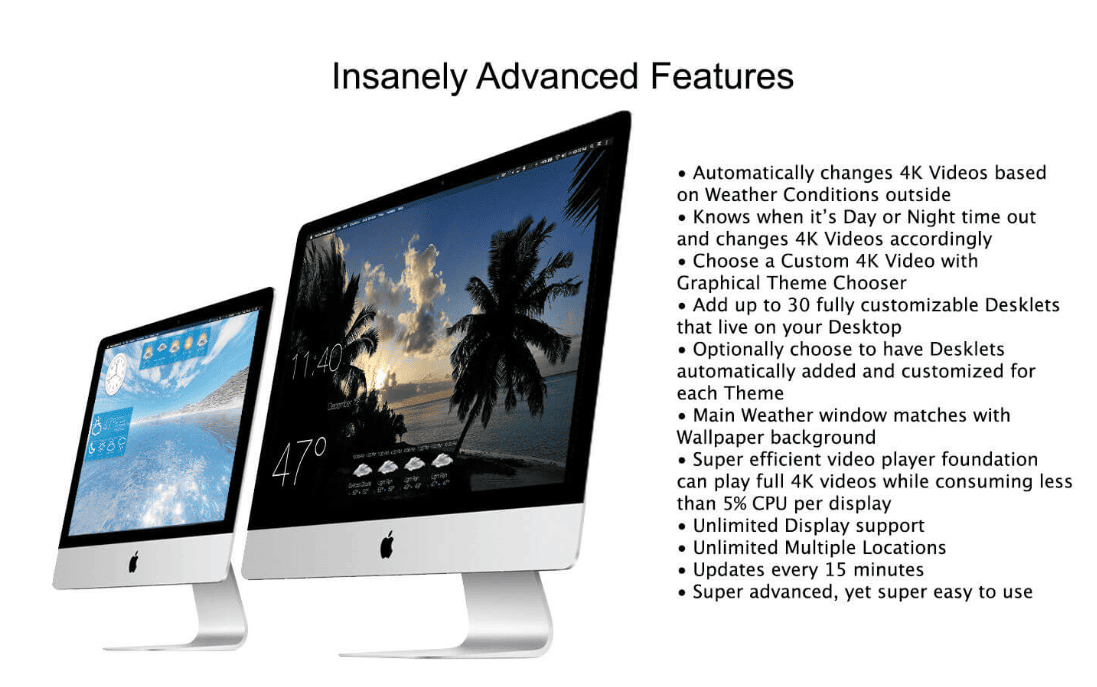 Motion Weather 4K - Ultra HD v1.2.1 macOS