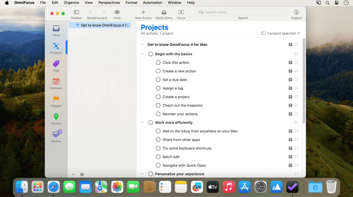 OmniFocus Pro v 4.7.0 macOS