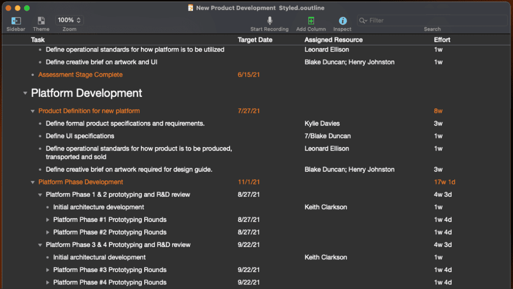 OmniOutliner Pro 5.15.0 macOS