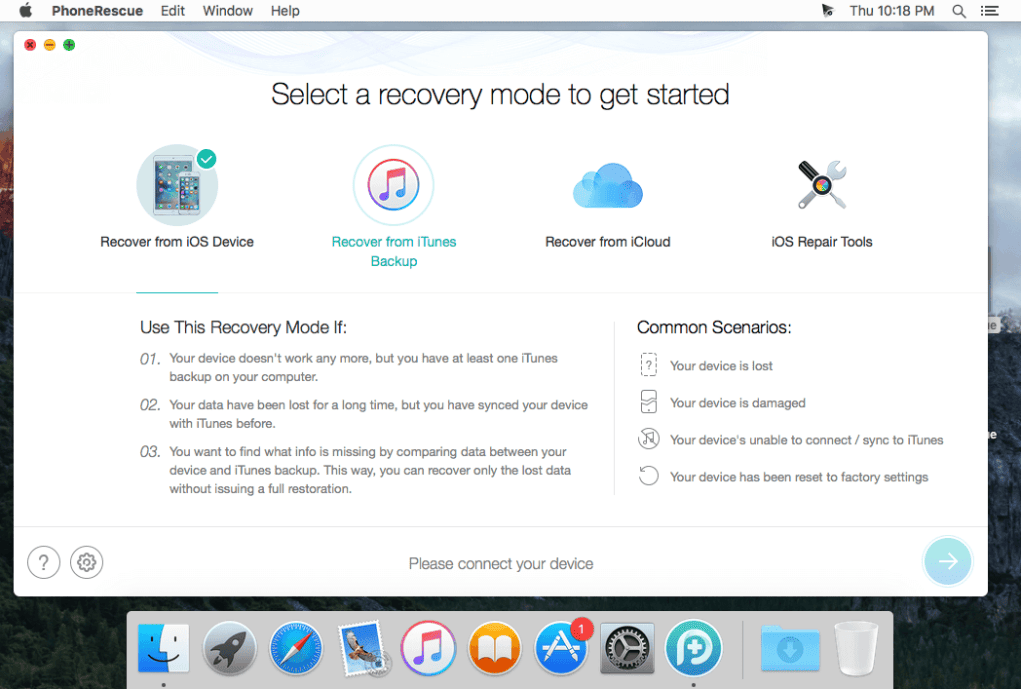 PhoneRescue for iOS v 4.3.1.20250820 macOS