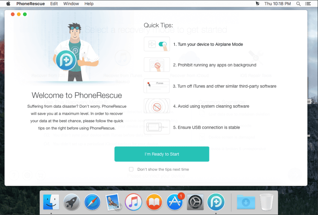 PhoneRescue for iOS v 4.3.1.20250820 macOS