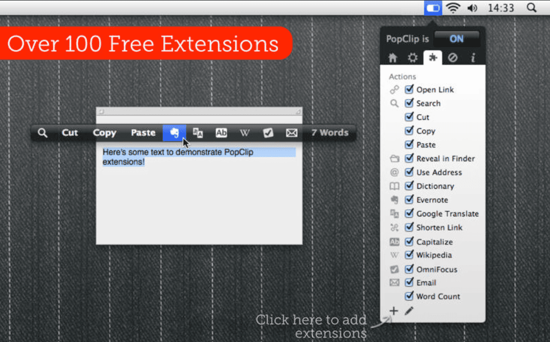 PopClip v2025.9 macOS