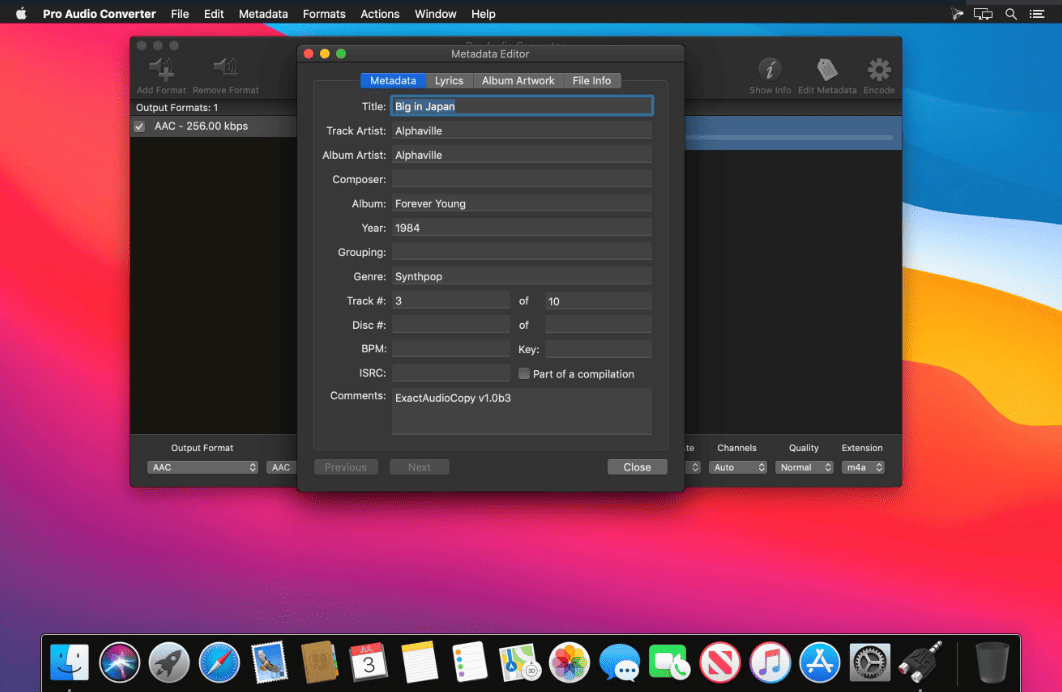 Pro Audio Converter 1.10.1 macOS