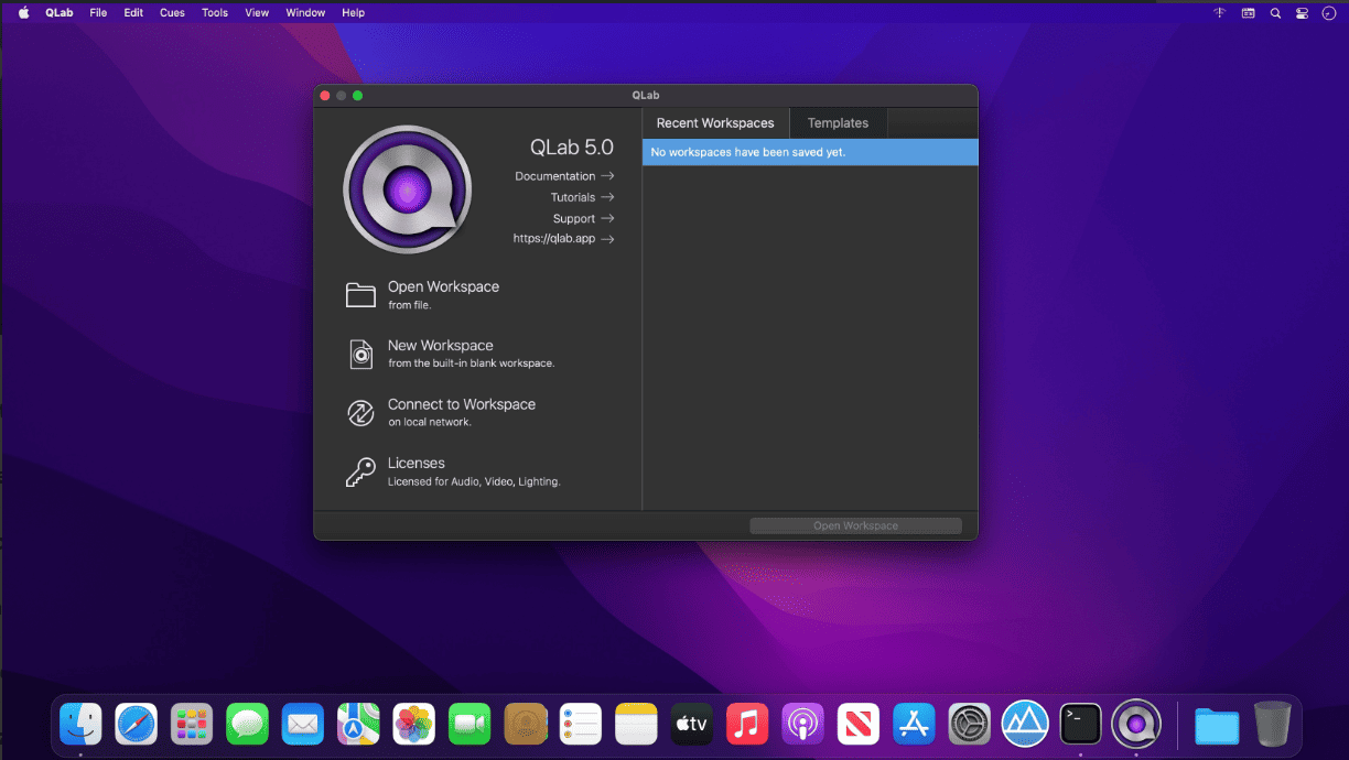 QLab Pro v5.5.4 macOS