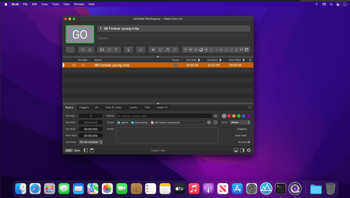 QLab Pro v5.5.5 macOS