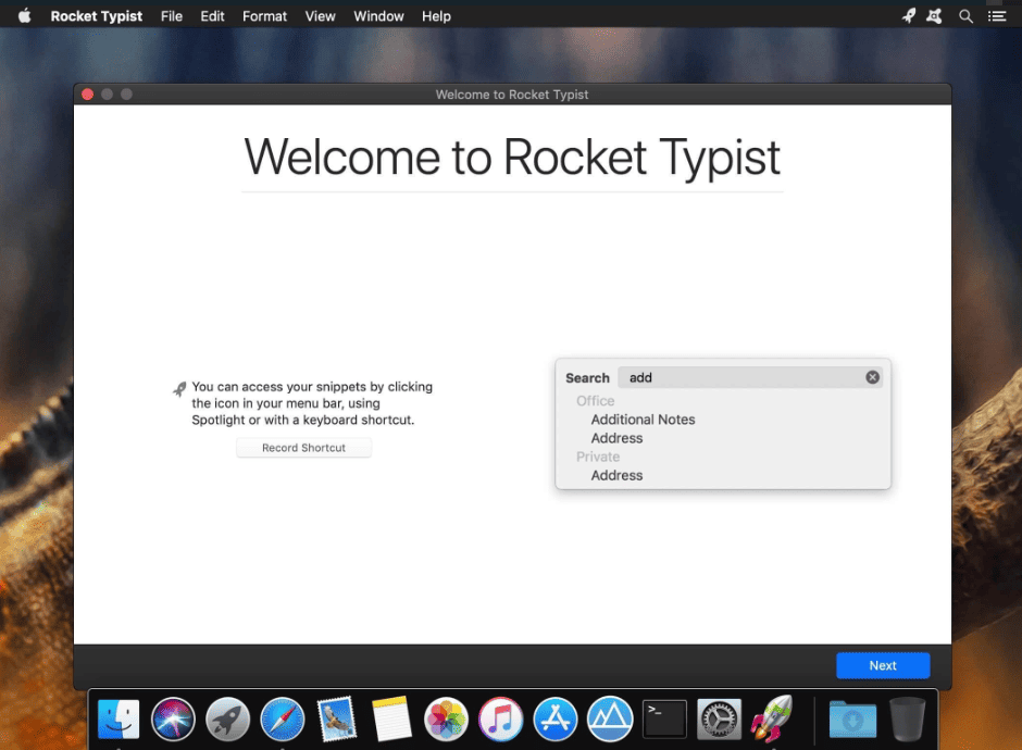 Rocket Typist Pro 3.2.5 macOS

