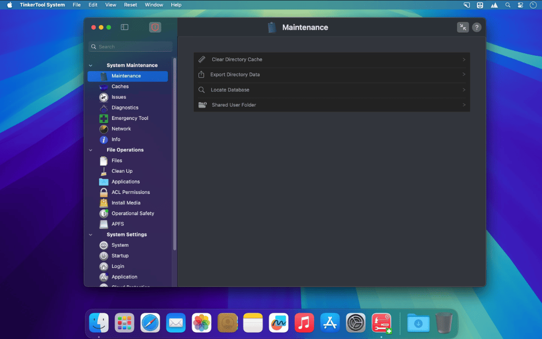 TinkerTool System v9.82 macOS
