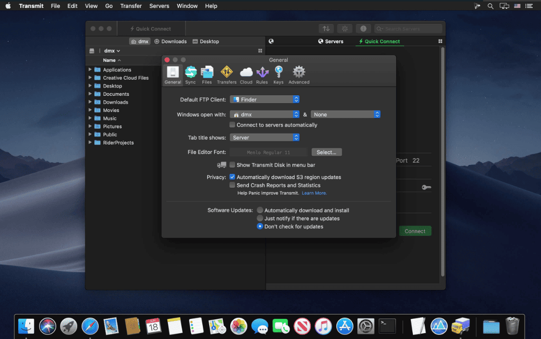 Transmit 5.11.0 macOS