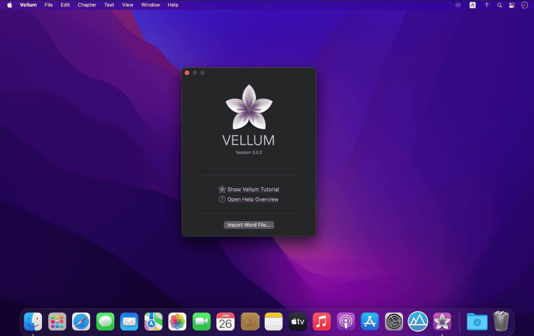 Vellum v 3.9.3 macOS