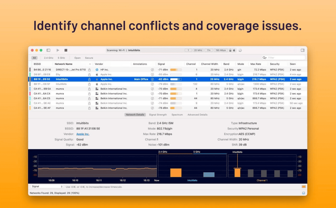 WiFi Explorer Pro v3.7.5 macOS