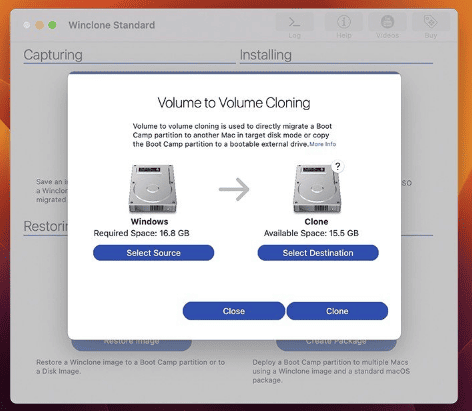 Winclone Pro 10.5 macOS