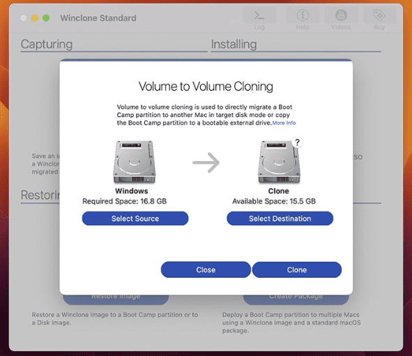Winclone Pro v10.5 macOS