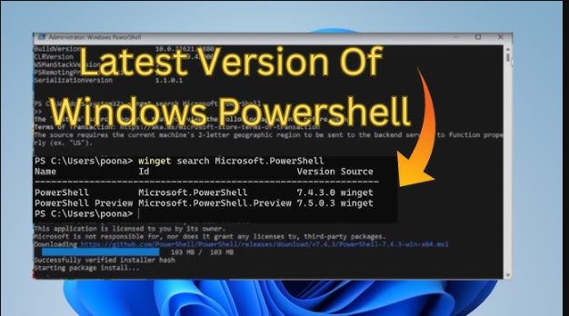 Windows PowerShell 7.5.3