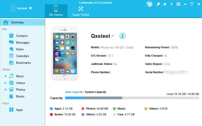 Coolmuster iOS Assistant