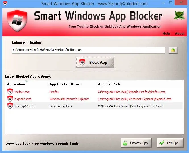 Application Blocker