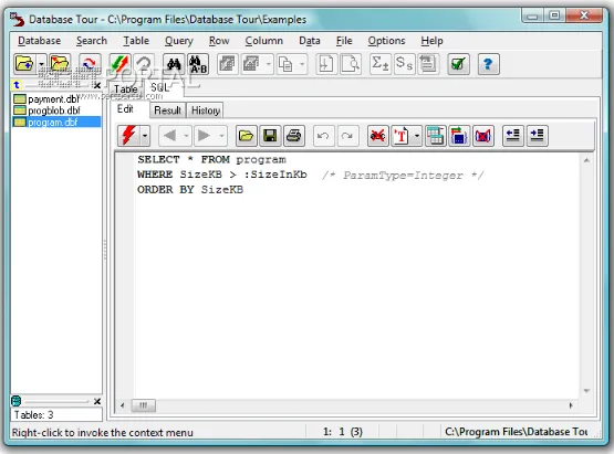 Database Tour Pro