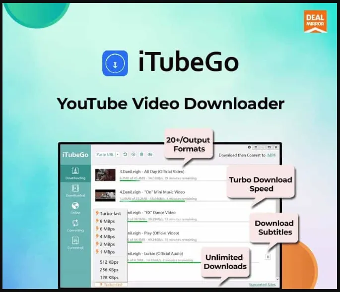iTubeGo YouTube Downloader Pro