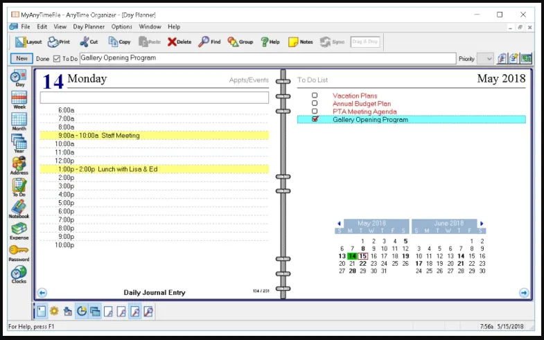 AnyTime Organizer Deluxe