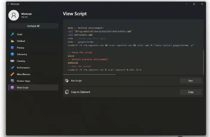 WinScript