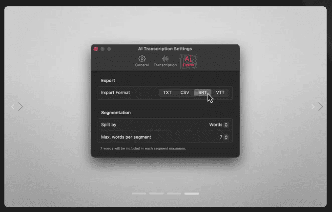 AI Transcription v2.13 macOS 4