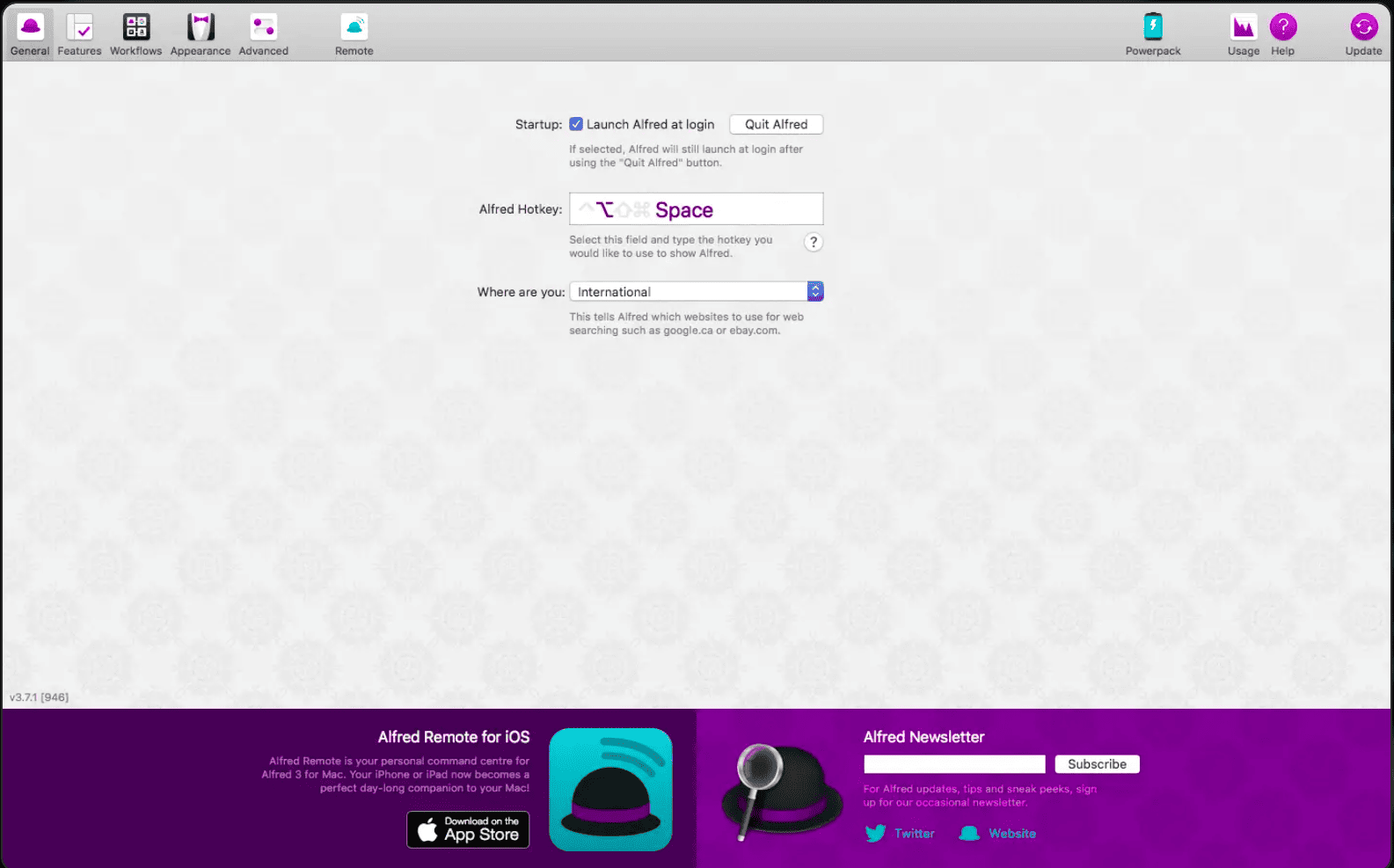 Alfred 5 Powerpack v5.7.1 macOS