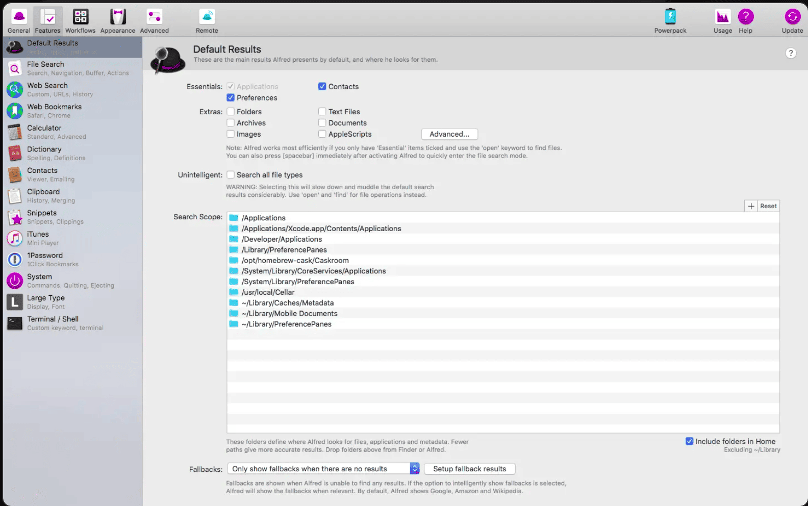 Alfred 5 Powerpack v5.7.1 macOS