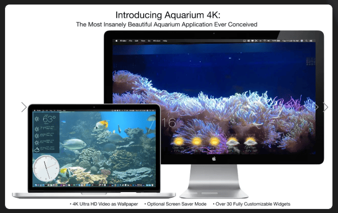 Aquarium 4K - Live Wallpaper v1.1.1 macOS 1