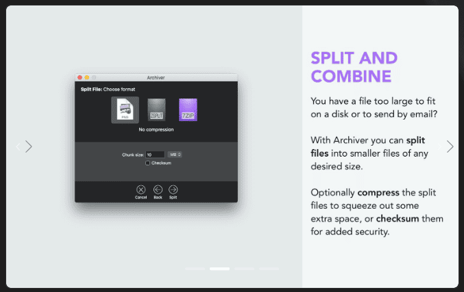 Archiver v4.3.0 macOS 2