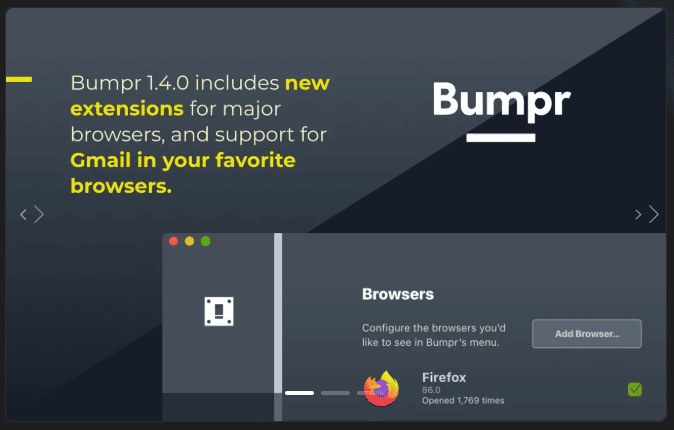 Bumpr v1.4.1 macOS 1