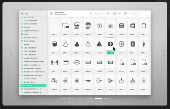 Codepoint v1.21 macOS 5