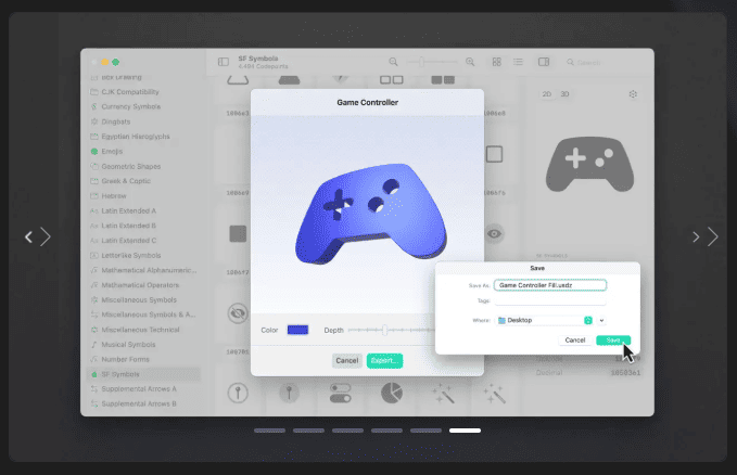 Codepoint v1.21 macOS 6