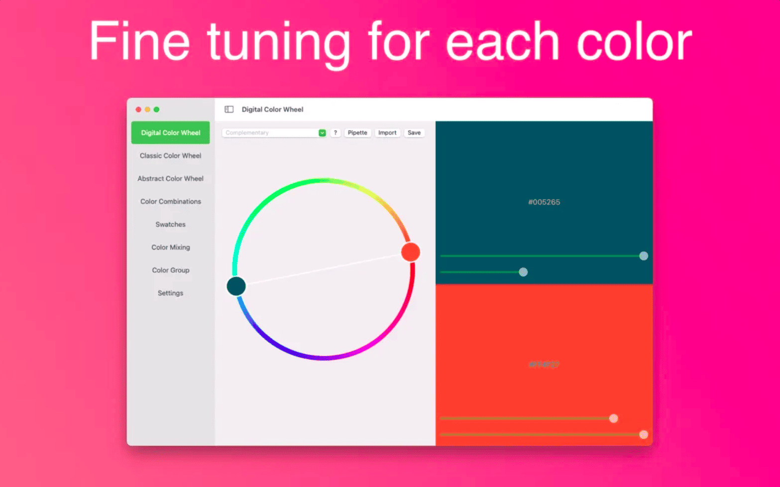 Color Wheel v8.7 macOS 