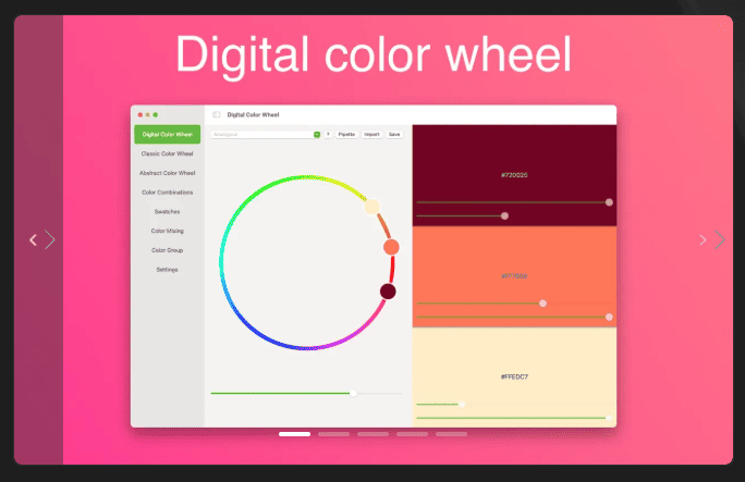 Color Wheel v8.6 macOS 1