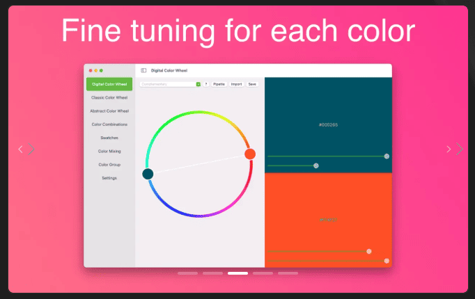 Color Wheel v8.6 macOS 3