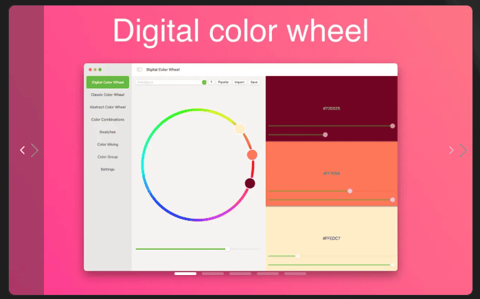 Color Wheel v8.7 macOS 1