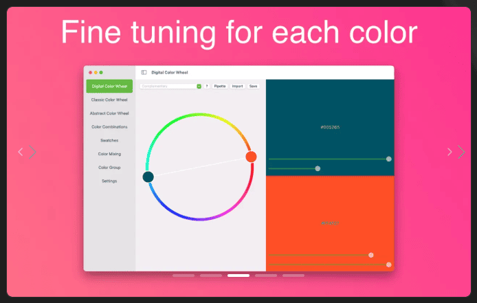 Color Wheel v8.7 macOS 3