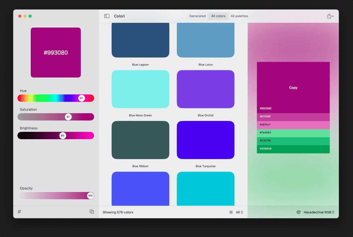 Colori v1.7 macOS