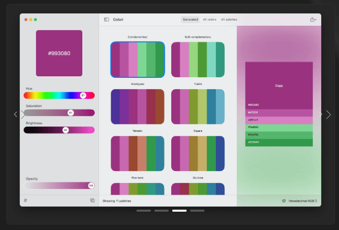 Colori v1.6 macOS 3