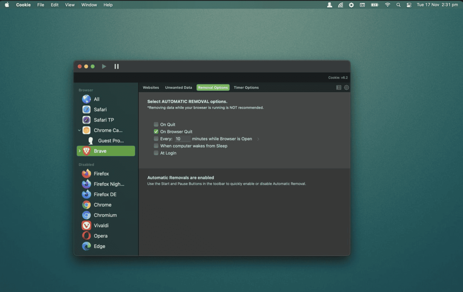 Cookie v7.9.7 macOS