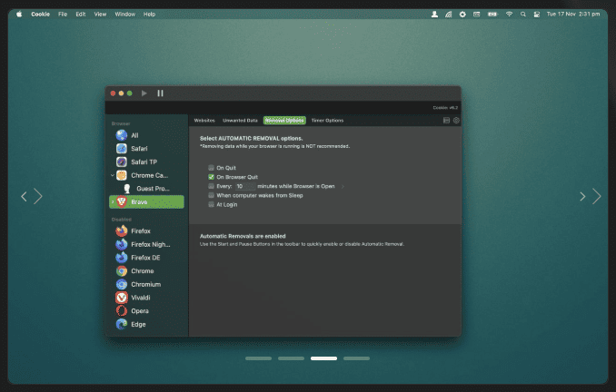 Cookie v7.9.6 macOS 3
