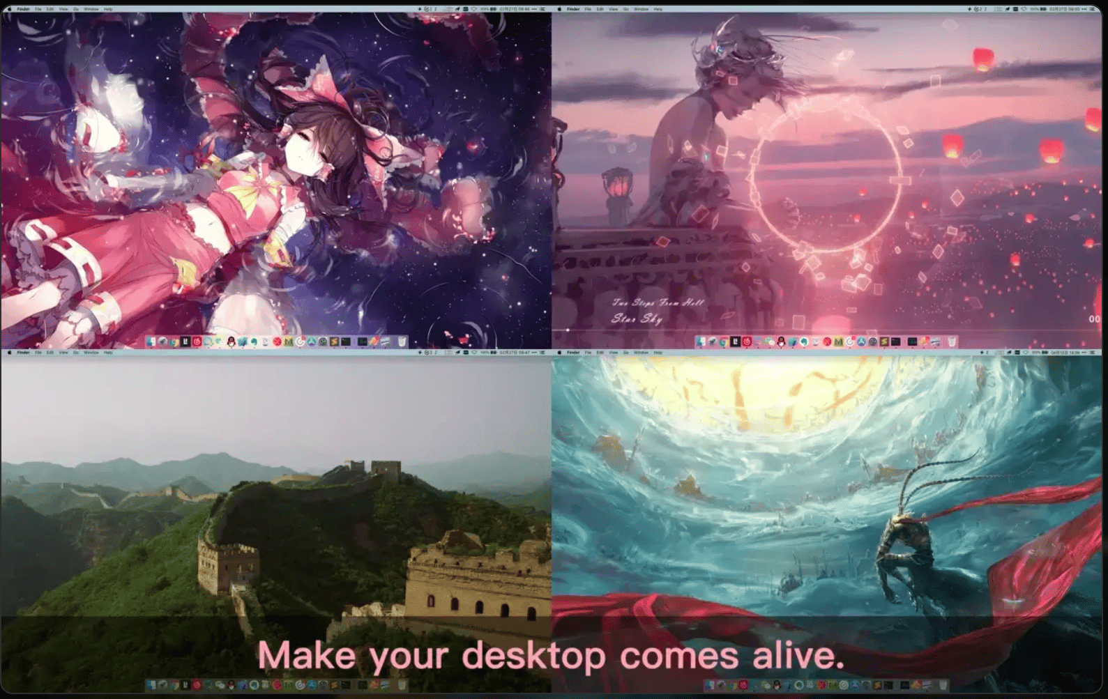 Dynamic Wallpaper Enginer v23.9 macOS