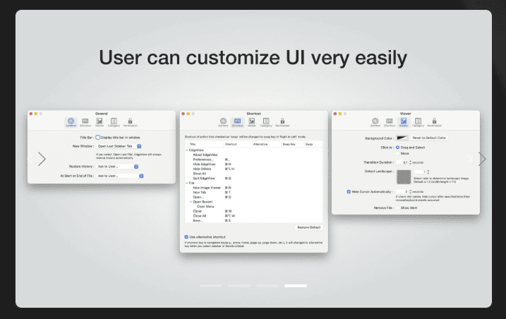 EdgeView v5.4.0 macOS 4
