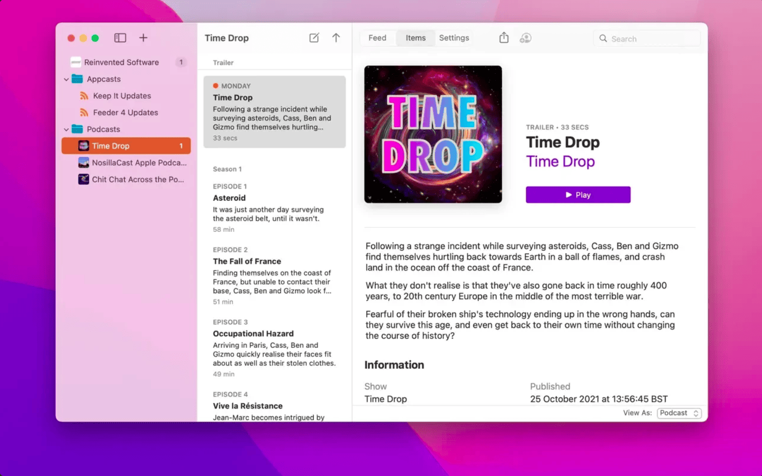 Feeder v4.8.1 macOS