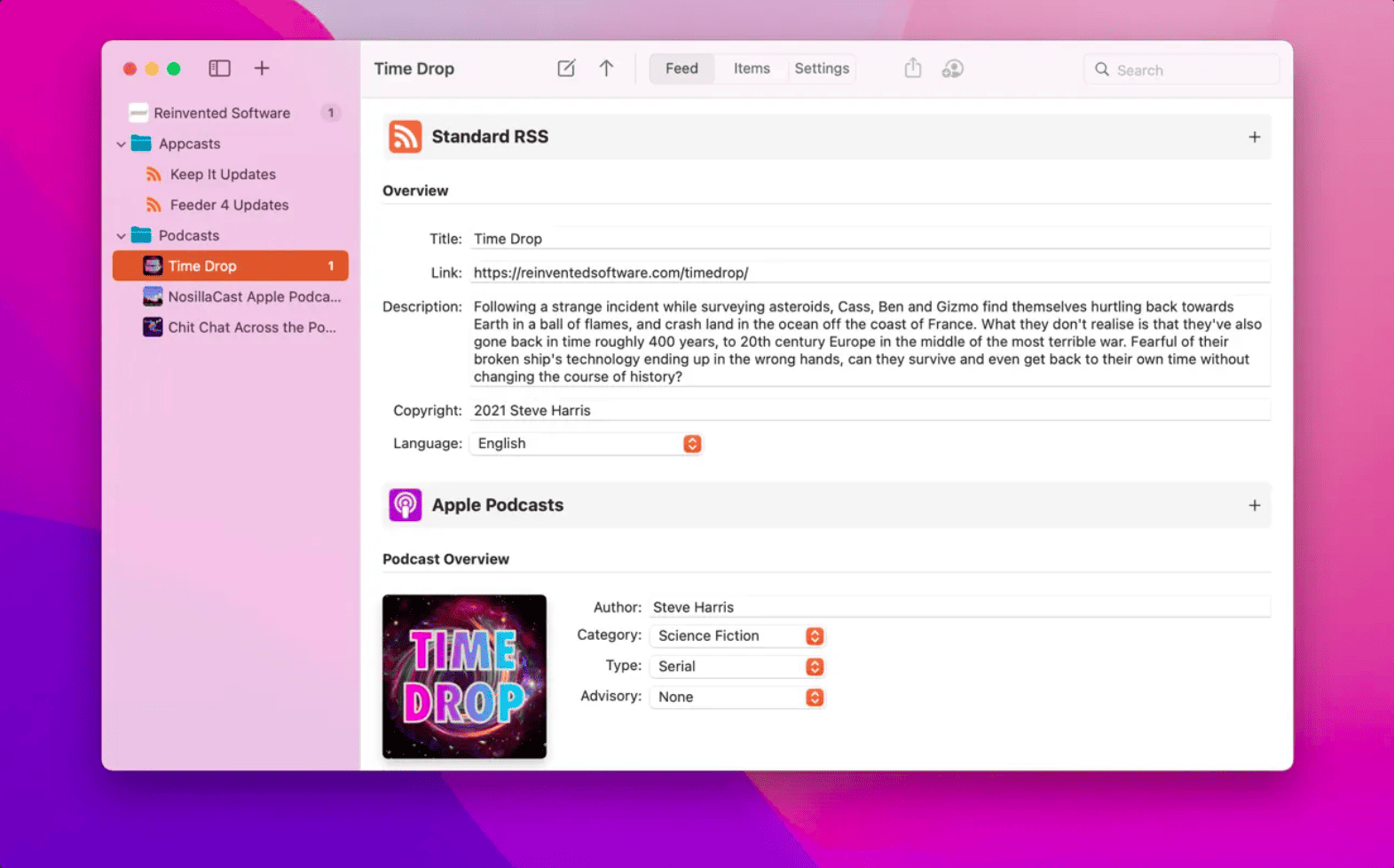 Feeder v4.8.1 macOS