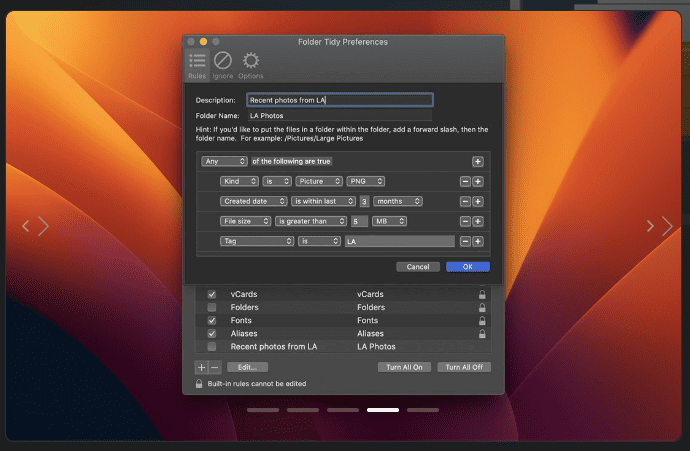 Folder Tidy v2.9.7 macOS 4