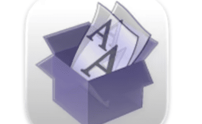 FontBook v5.4.1 macOS