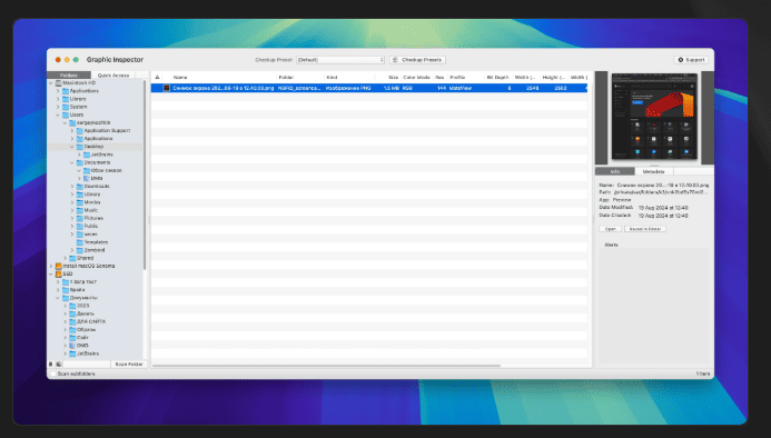 Graphic Inspector v2.6.8 macOS 1