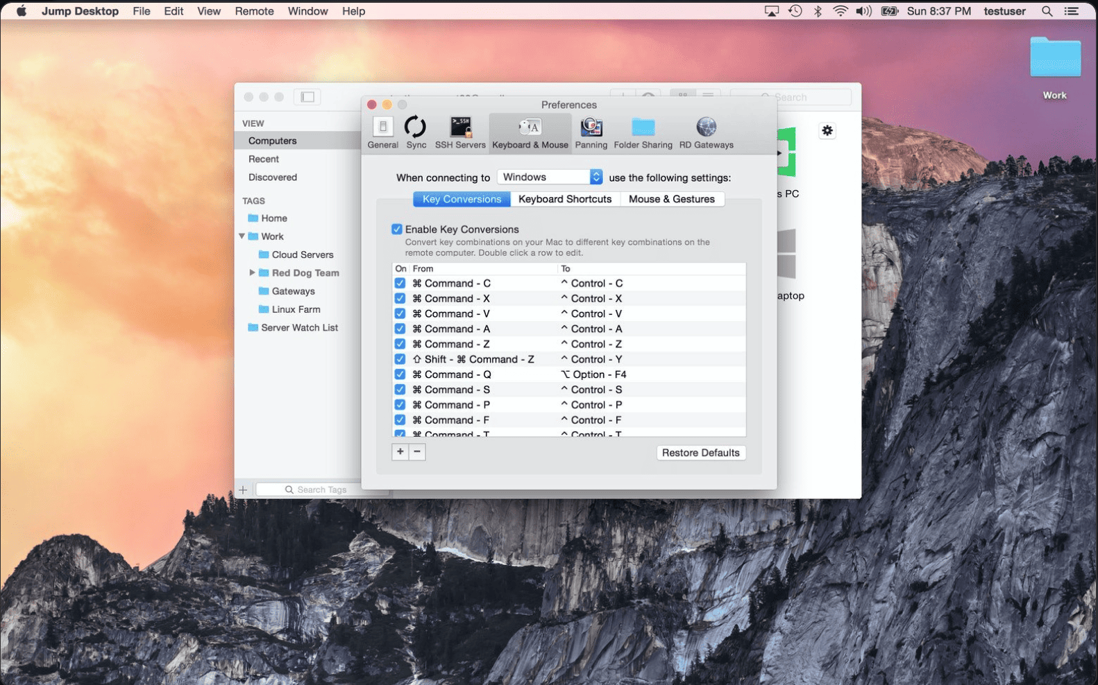 Jump Desktop (RDP, VNC, Fluid) v9.1.21 macOS